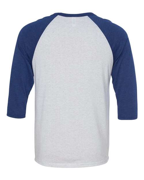 White Fleck/ Navy Triblend-model Image