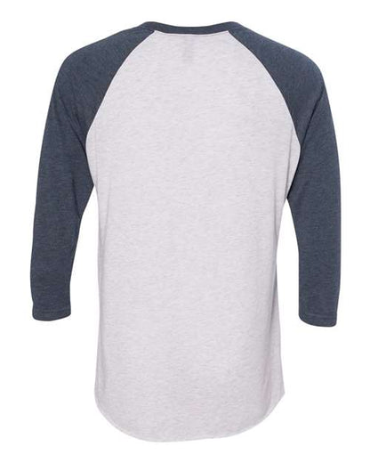 Indigo Sleeves/ Heather White Body