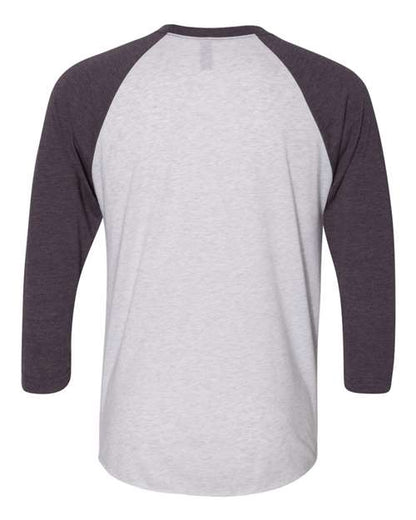 Vintage Purple Sleeves/ Heather White Body