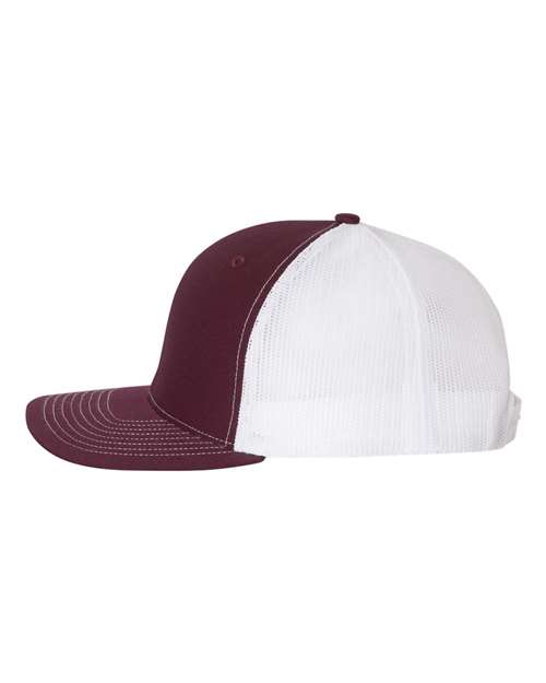 Maroon/ White-model Image