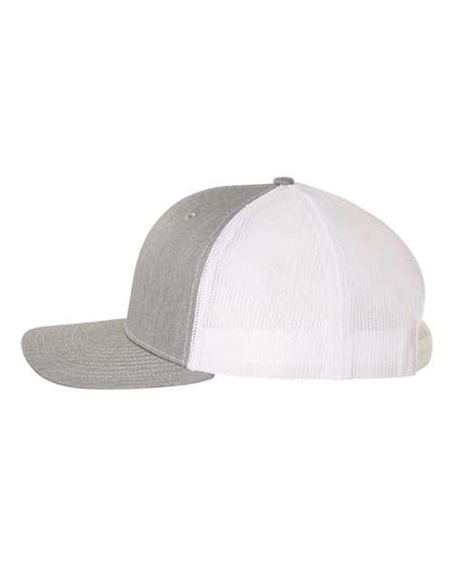 Heather Grey/ White-model Image