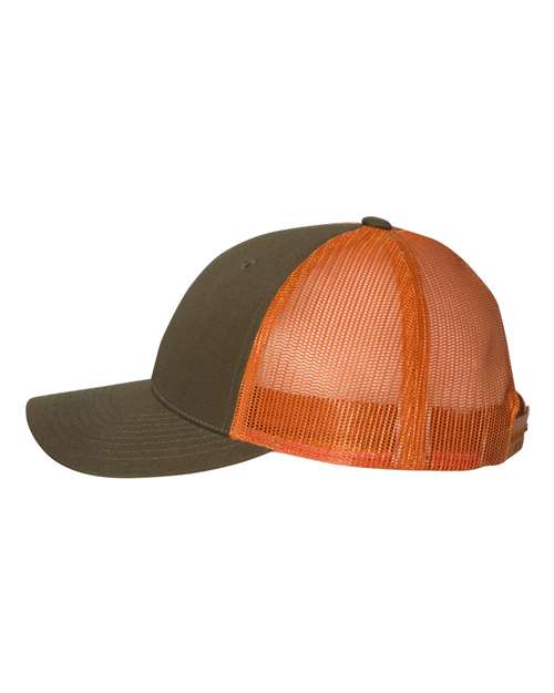 Dark Loden/ Jaffa Orange-model Image