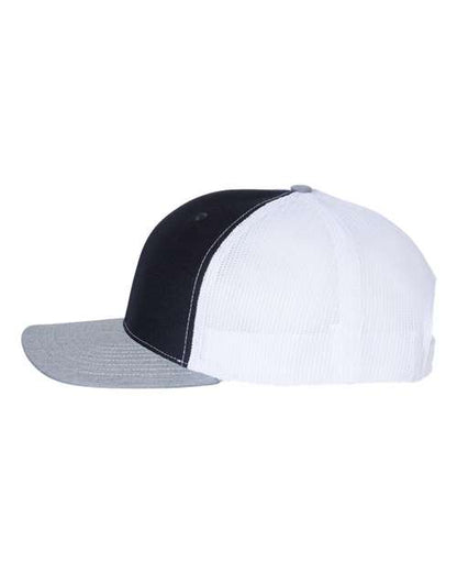 Navy/ White/ Heather Grey-model Image