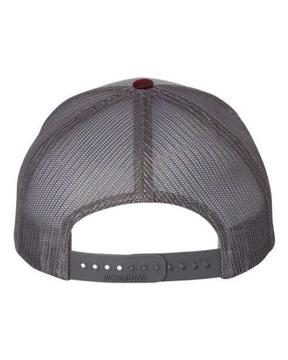 Heather Grey/ Charcoal/ Maroon-model Image